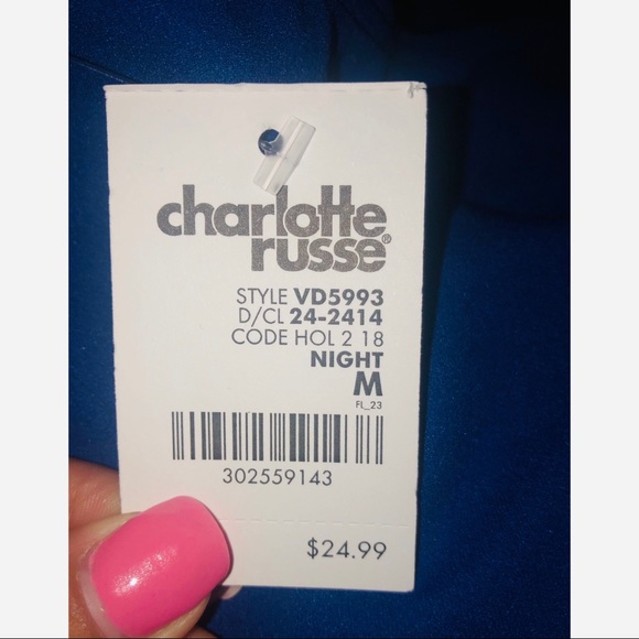 NWT Charlotte Russe Strapless Dress - Picture 3 of 3